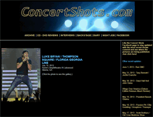 Tablet Screenshot of concertshots.com